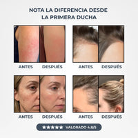 Cabezal de Ducha Ion Drop con Filtro Portátil – Turbo Presión y Varios Modos